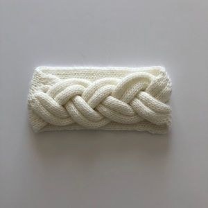 White Knit Headband